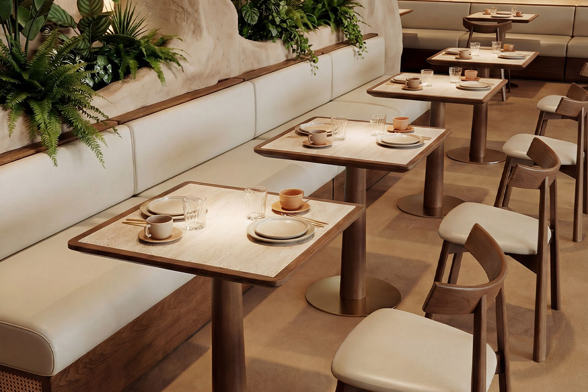 Restaurant & Caf? Table Leg Applications