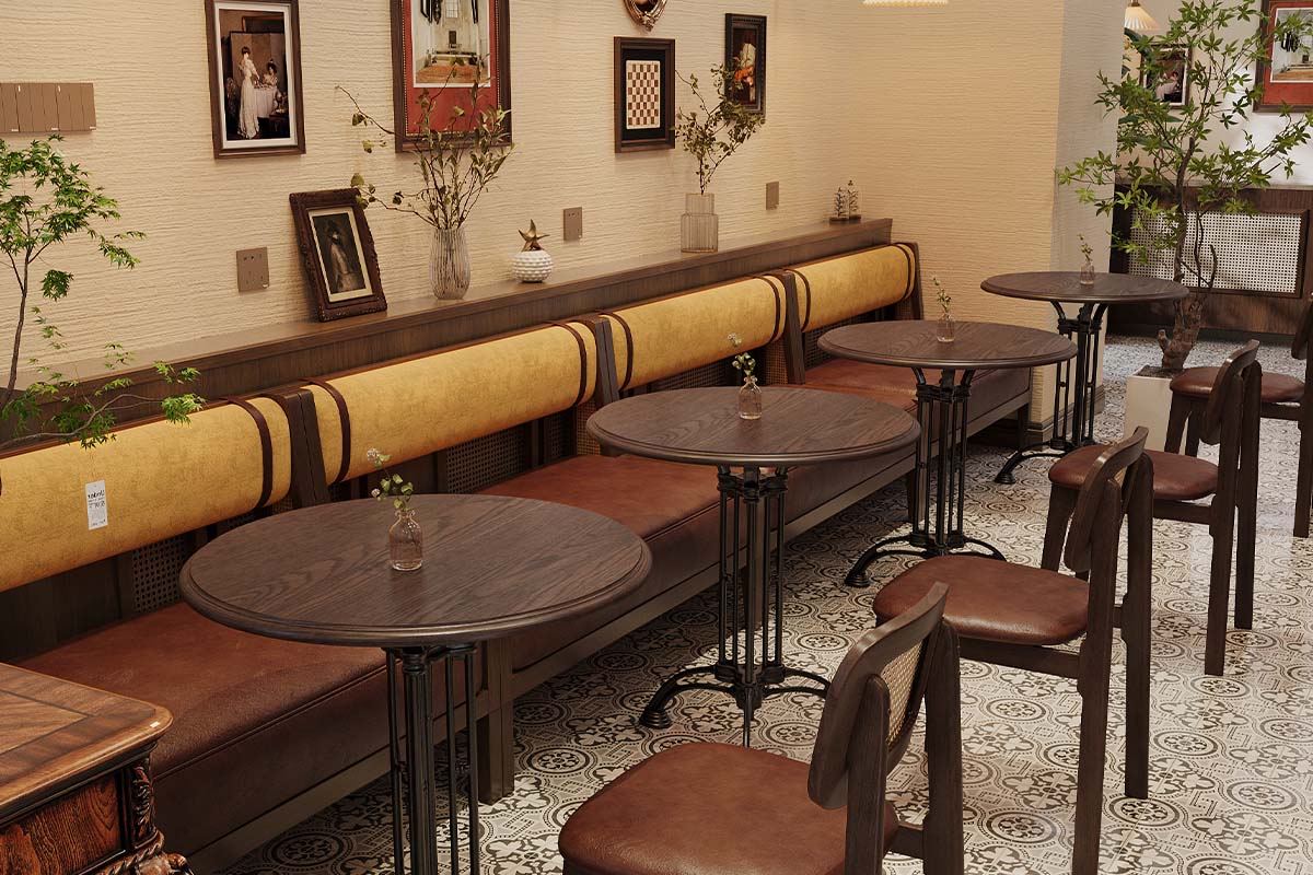 Vintage Restaurant Table Leg Applications