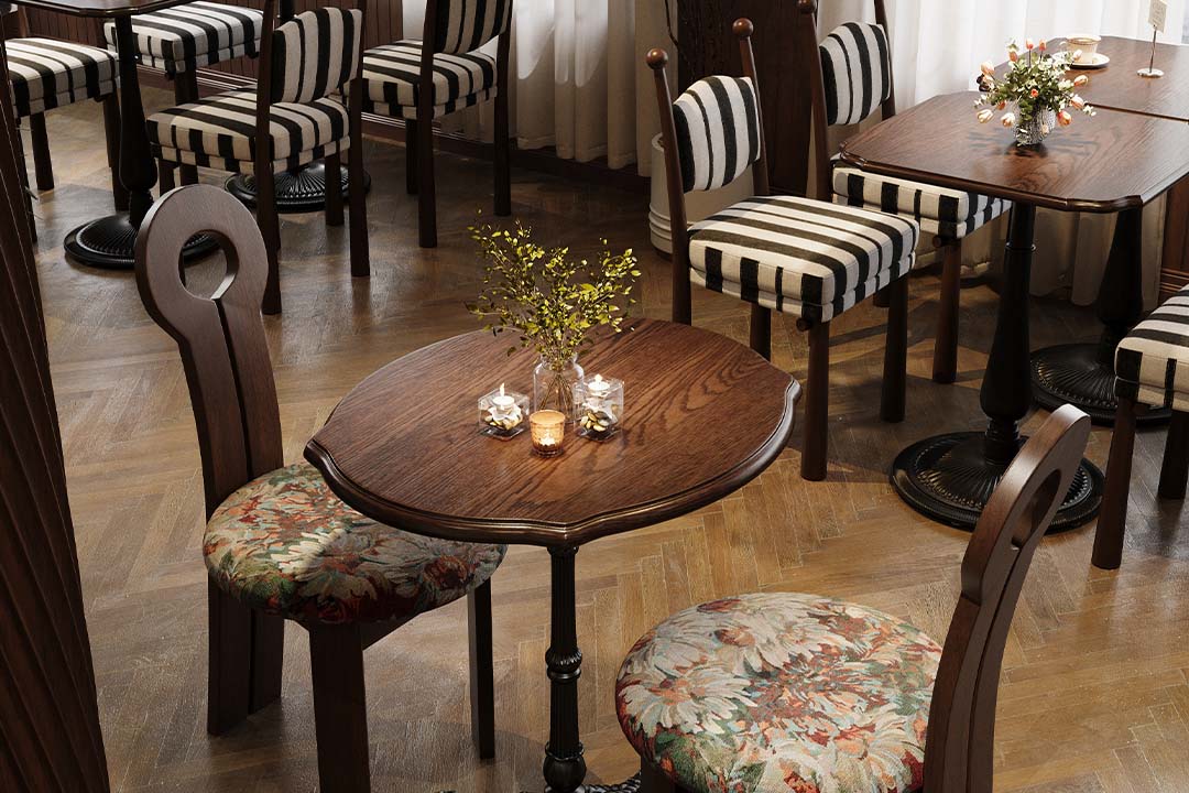 Modern Dining Space Table Leg Applications