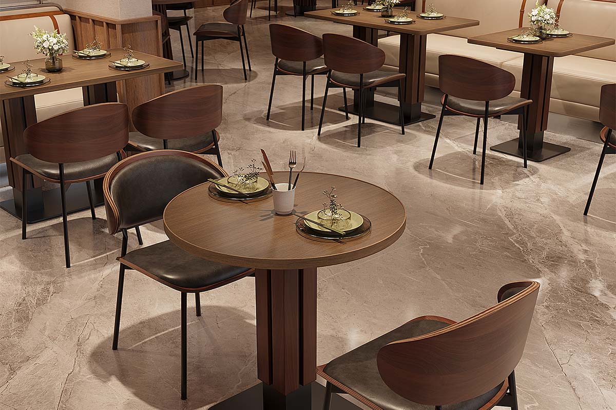 Vintage Restaurant Table Leg Applications