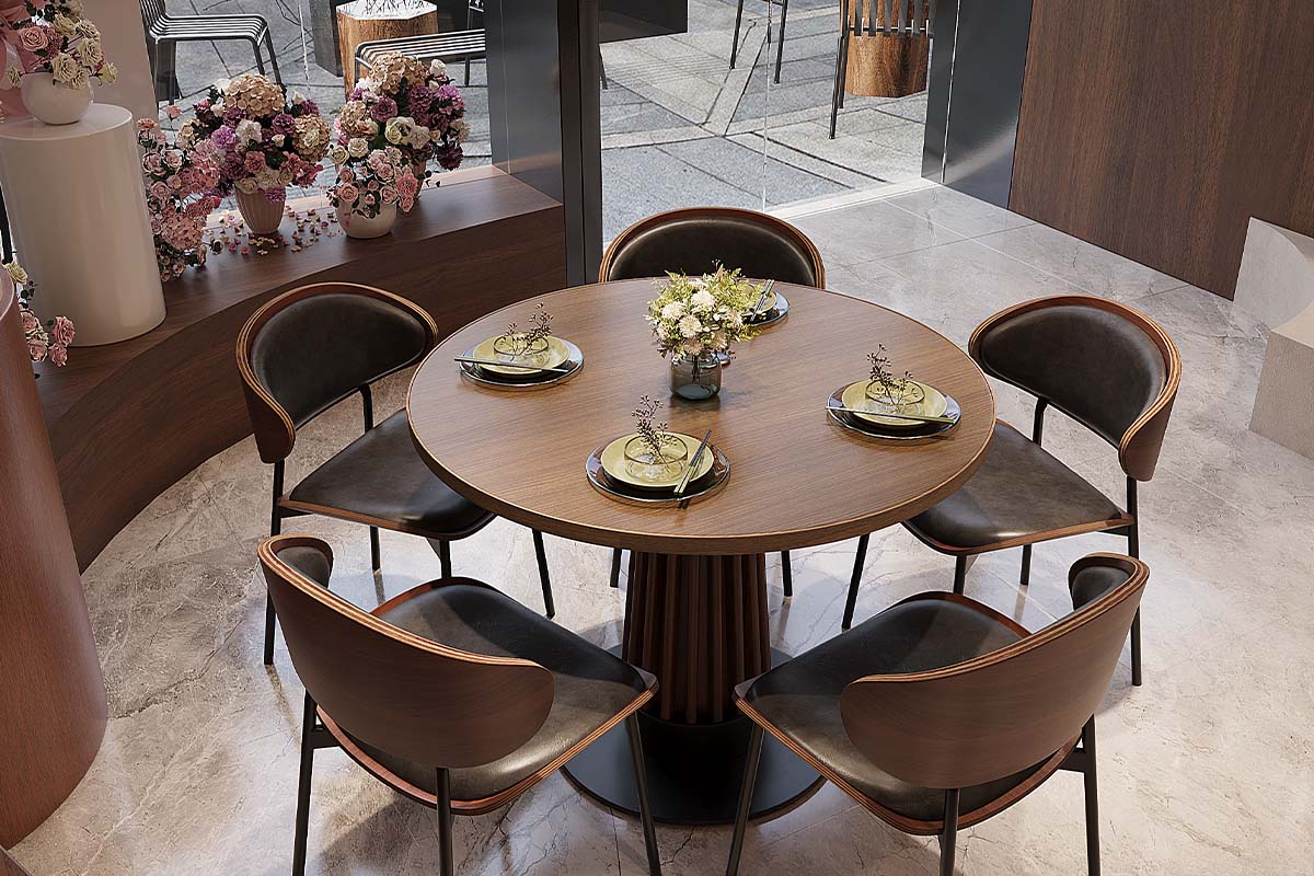 Restaurant & Caf? Table Leg Applications
